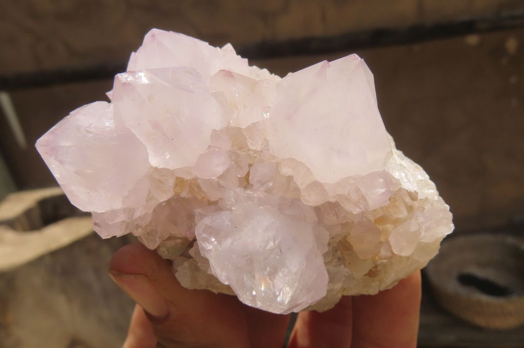 Natural Ametrine Spirit Quartz Clusters x 6 From Boekenhouthoek, South Africa - Toprock Gemstones and Minerals 