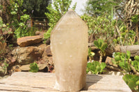 Polished Partially Smokey Quartz Crystal x 1 From Angola - Toprock Gemstones and Minerals 