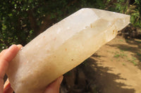 Polished Partially Smokey Quartz Crystal x 1 From Angola - Toprock Gemstones and Minerals 