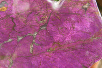 Polished On One Side Metallic Purpurite Specimens x 3 From Namibia - Toprock Gemstones and Minerals 