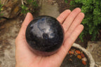 Polished Iolite Spheres x 3 From Ambatofinandrahana, Madagascar - Toprock Gemstones and Minerals 