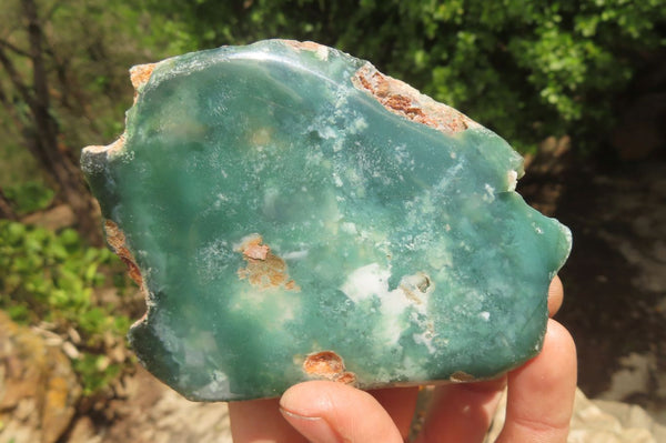 Polished On One Side Emerald Mtorolite Plates x 6 From Mutorashanga, Zimbabwe - Toprock Gemstones and Minerals 
