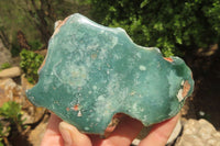 Polished On One Side Emerald Mtorolite Plates x 6 From Mutorashanga, Zimbabwe - Toprock Gemstones and Minerals 