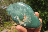 Polished On One Side Emerald Mtorolite Plates x 6 From Mutorashanga, Zimbabwe - Toprock Gemstones and Minerals 