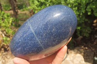 Polished Lazulite Standing Free Forms x 2 From Madagascar - Toprock Gemstones and Minerals 