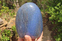 Polished Lazulite Standing Free Forms x 2 From Madagascar - Toprock Gemstones and Minerals 