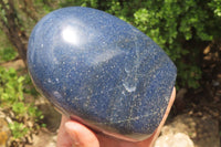 Polished Lazulite Standing Free Forms x 2 From Madagascar - Toprock Gemstones and Minerals 