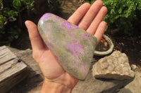 Polished Stichtite Standing Free Forms x 2 From Barberton, South Africa - Toprock Gemstones and Minerals 