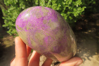 Polished Stichtite Standing Free Forms x 2 From Barberton, South Africa - Toprock Gemstones and Minerals 