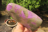 Polished Stichtite Standing Free Forms x 2 From Barberton, South Africa - Toprock Gemstones and Minerals 