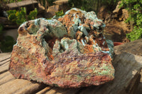 Natural Drusy Chrysocolla Dolomite Pseudomorph Specimen x 1 From Congo - Toprock Gemstones and Minerals 