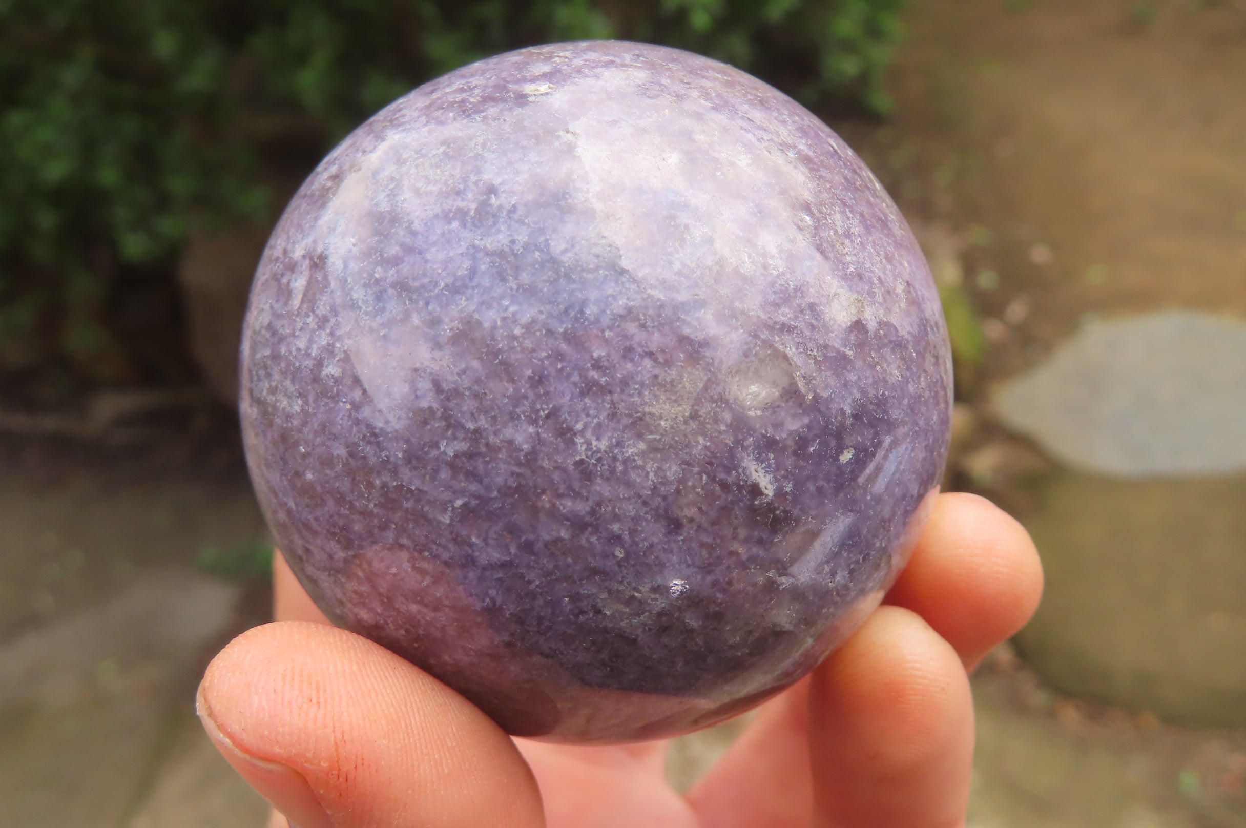Polished Lepidolite Spheres x 6 From Ambatondrazaka, Madagascar - Toprock Gemstones and Minerals 