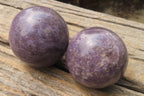 Polished Lepidolite Spheres x 6 From Ambatondrazaka, Madagascar - Toprock Gemstones and Minerals 