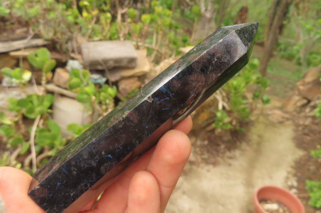 Polished Iolite Points x 6 From Ambatofinandrahana, Madagascar - Toprock Gemstones and Minerals 