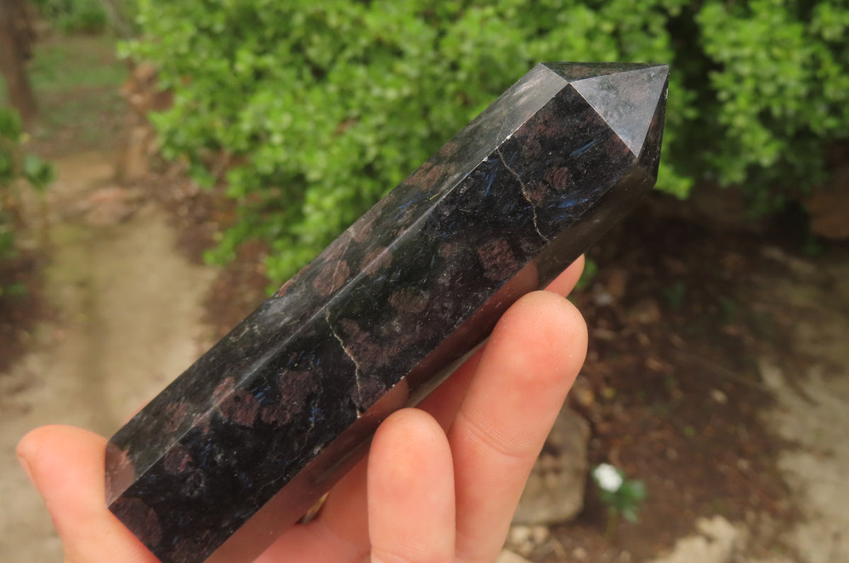 Polished Iolite Points x 6 From Ambatofinandrahana, Madagascar - Toprock Gemstones and Minerals 