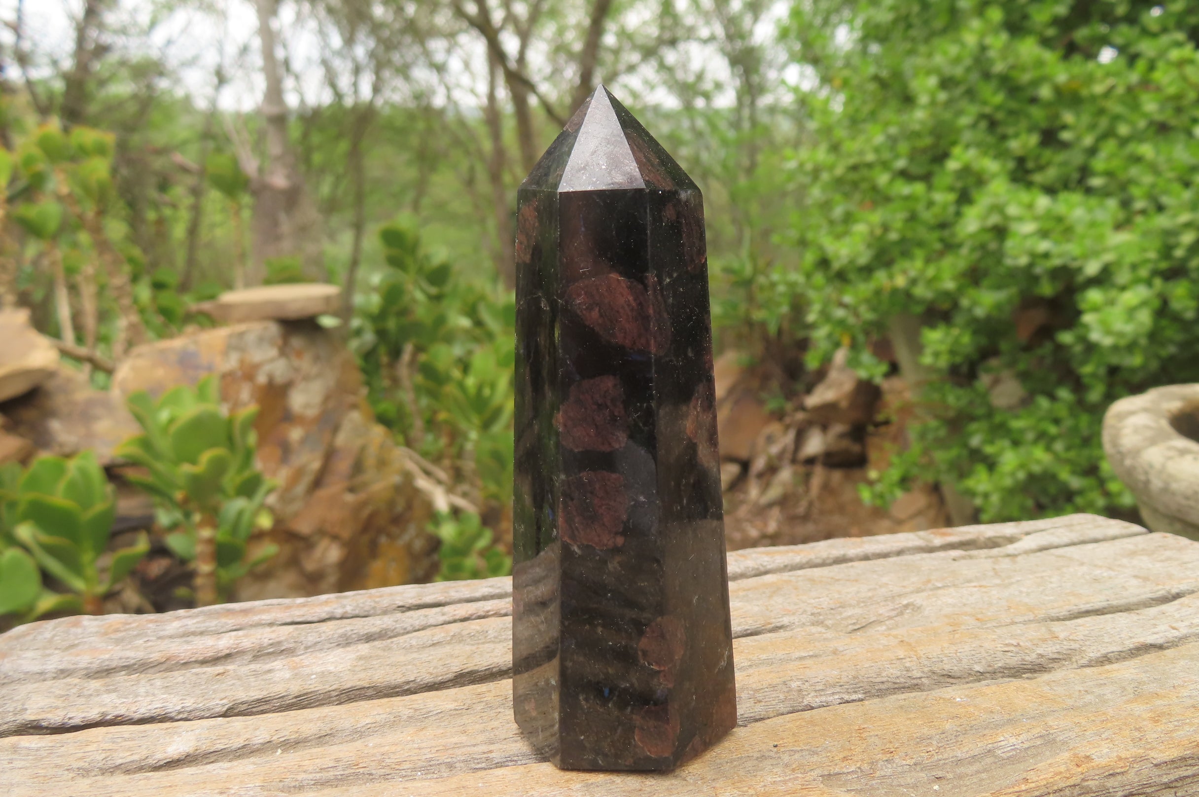 Polished Iolite Points x 6 From Ambatofinandrahana, Madagascar - Toprock Gemstones and Minerals 