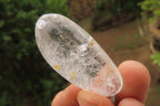 Polished Clear Quartz Palm Stones x 35 From Madagascar - Toprock Gemstones and Minerals 
