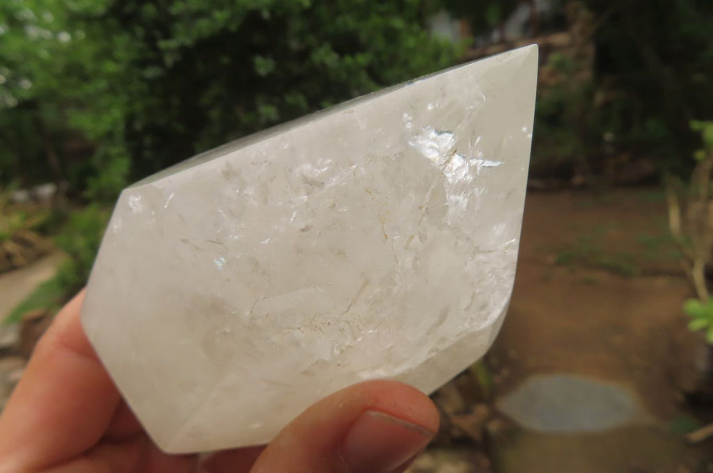 Polished Double Terminated Clear Quartz Crystals x 6 From Angola - Toprock Gemstones and Minerals 