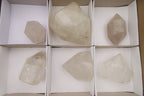 Polished Double Terminated Clear Quartz Crystals x 6 From Angola - Toprock Gemstones and Minerals 