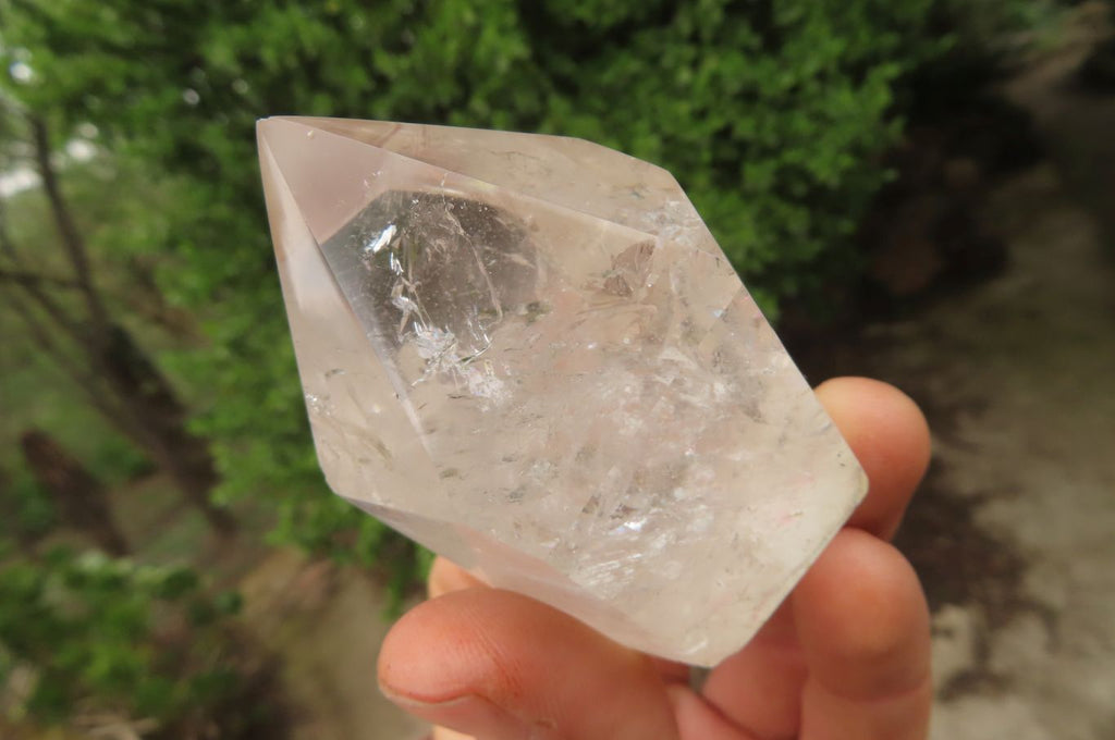 Polished Double Terminated Clear Quartz Crystals x 6 From Angola - Toprock Gemstones and Minerals 