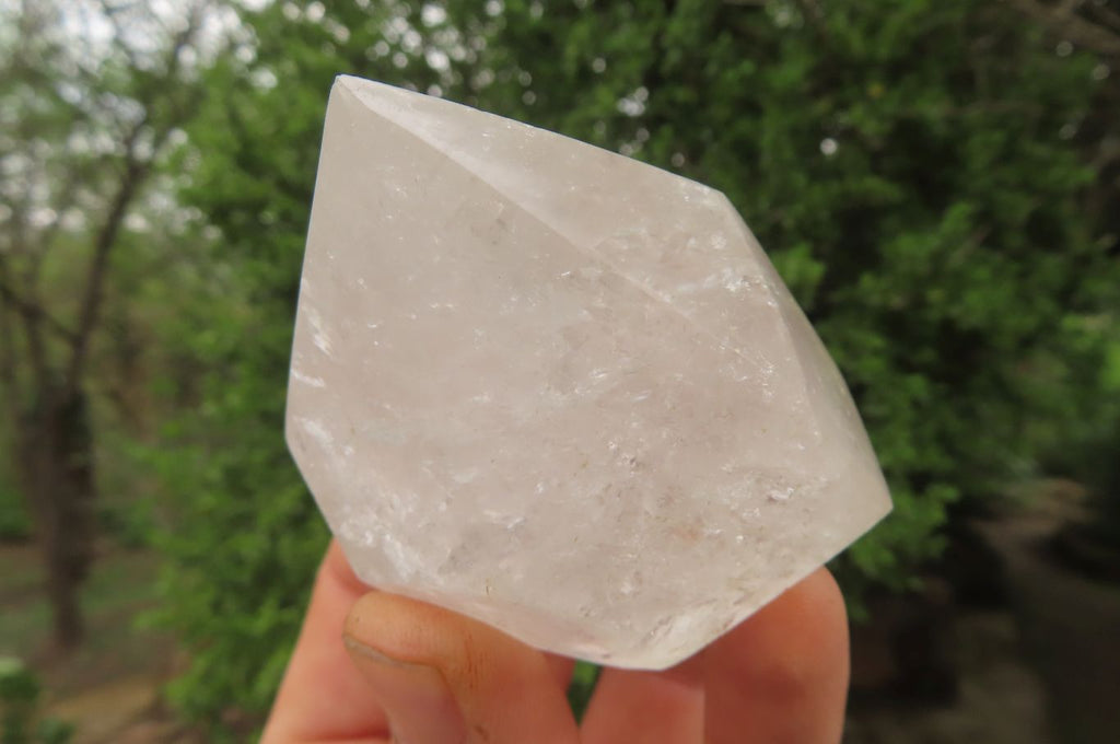 Polished Double Terminated Clear Quartz Crystals x 6 From Angola - Toprock Gemstones and Minerals 