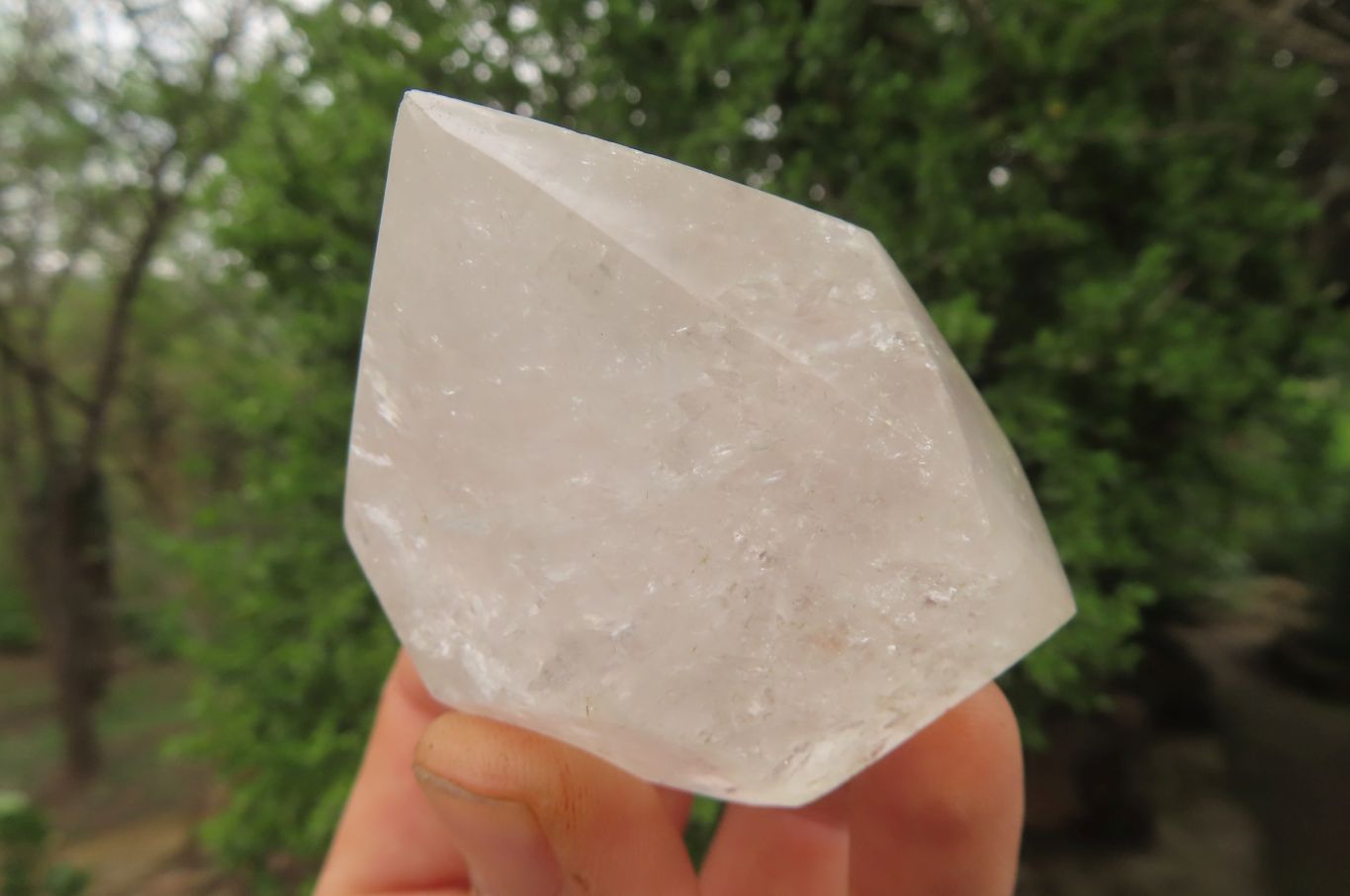 Polished Double Terminated Clear Quartz Crystals x 6 From Angola - Toprock Gemstones and Minerals 