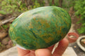 Polished Green Verdite Palm Stones x 12 From Zimbabwe - Toprock Gemstones and Minerals 