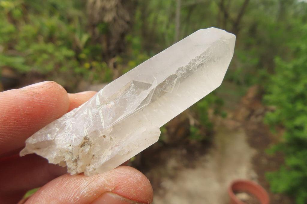 Natural Clear Quartz Crystals x 35 From Zambia - Toprock Gemstones and Minerals 