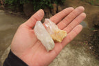 Natural Clear Quartz Crystals x 35 From Zambia - Toprock Gemstones and Minerals 