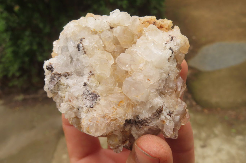 Natural Limonite Quartz Clusters x 4 From Zambia - Toprock Gemstones and Minerals 