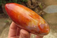 Polished Carnelian Standing Free Forms x 4 From Madagascar - Toprock Gemstones and Minerals 