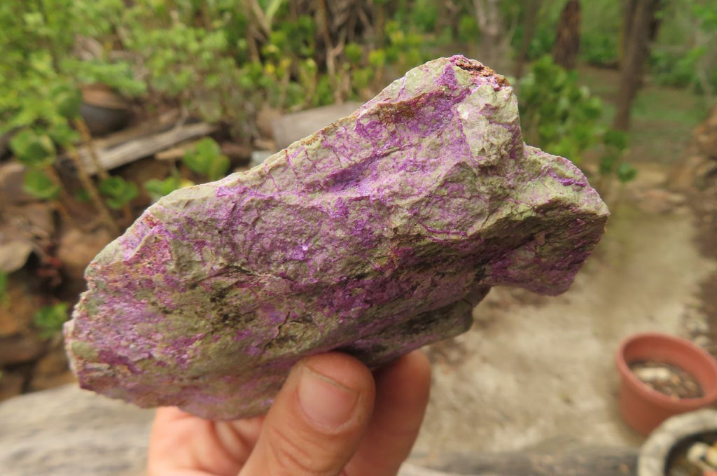 Natural Stichtite Cobbed Specimens x 6 From Barberton, South Africa - Toprock Gemstones and Minerals 