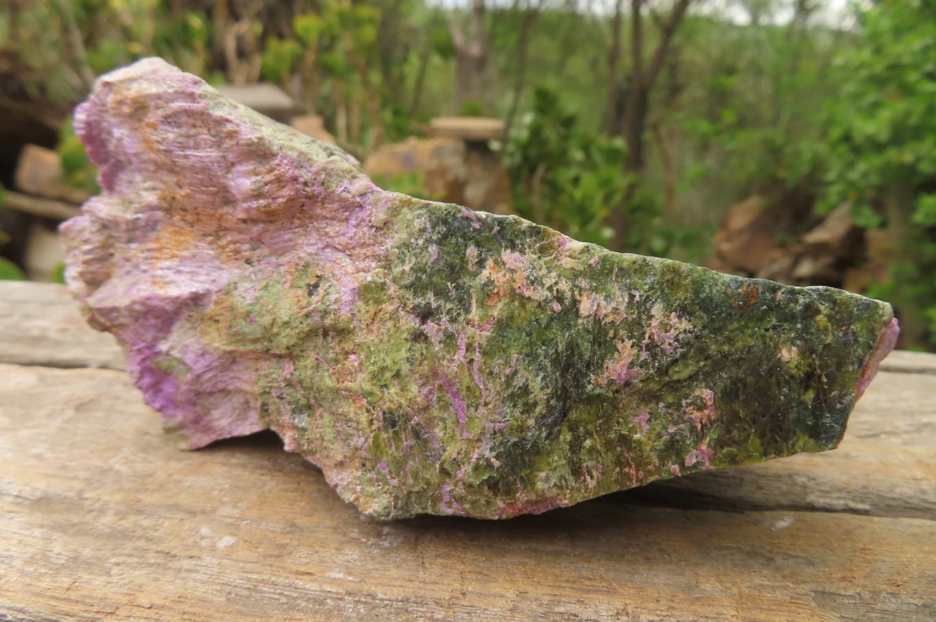 Natural Stichtite Cobbed Specimens x 6 From Barberton, South Africa - Toprock Gemstones and Minerals 
