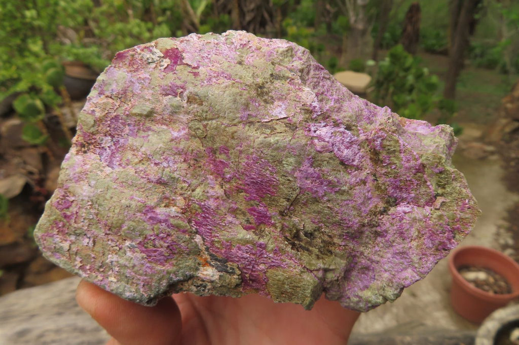 Natural Stichtite Cobbed Specimens x 6 From Barberton, South Africa - Toprock Gemstones and Minerals 