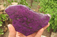 Polished On One Side Metallic Purpurite Specimens x 2 From Namibia - Toprock Gemstones and Minerals 