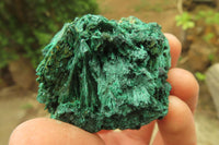 Natural Silky Malachite Specimens x 6 From Kasompe, Congo - Toprock Gemstones and Minerals 
