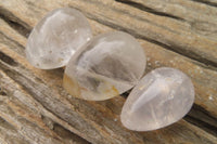 Polished Clear Quartz Gemstone Eggs x 20 From Madagascar - Toprock Gemstones and Minerals 