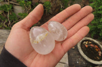 Polished Clear Quartz Gemstone Eggs x 20 From Madagascar - Toprock Gemstones and Minerals 