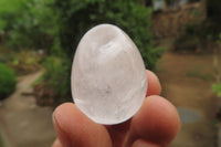 Polished Clear Quartz Gemstone Eggs x 20 From Madagascar - Toprock Gemstones and Minerals 