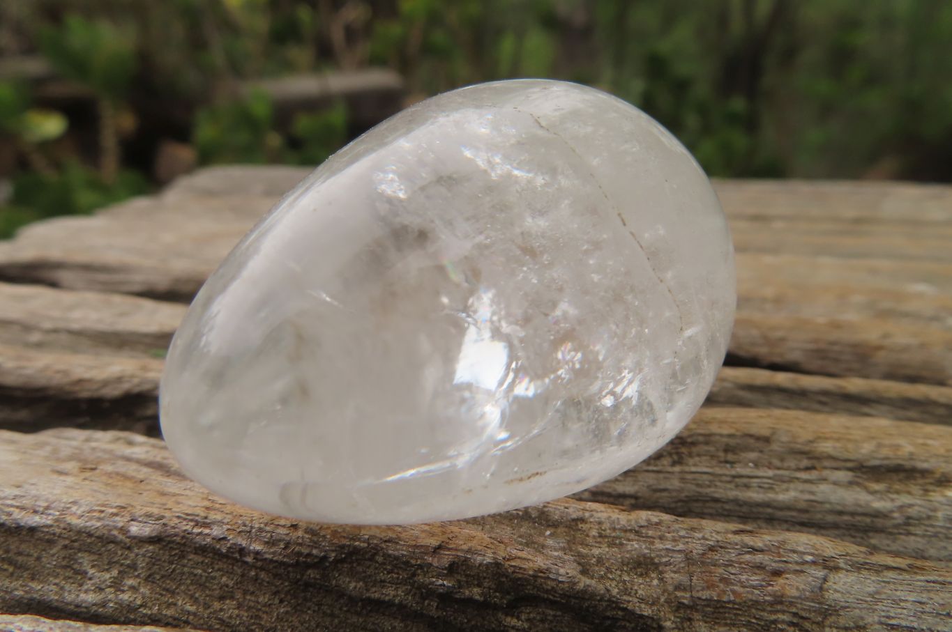 Polished Clear Quartz Gemstone Eggs x 20 From Madagascar - Toprock Gemstones and Minerals 