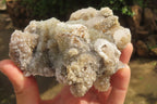 Natural Drusy Quartz Coated Calcite Pseudomorph Specimens x 2 From Alberts Mountain, Lesotho - Toprock Gemstones and Minerals 