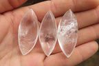 Polished Clear Quartz "Angel Tears" Pendant Pieces x 35 From Madagascar - Toprock Gemstones and Minerals 