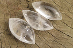 Polished Clear Quartz "Angel Tears" Pendant Pieces x 35 From Madagascar - Toprock Gemstones and Minerals 