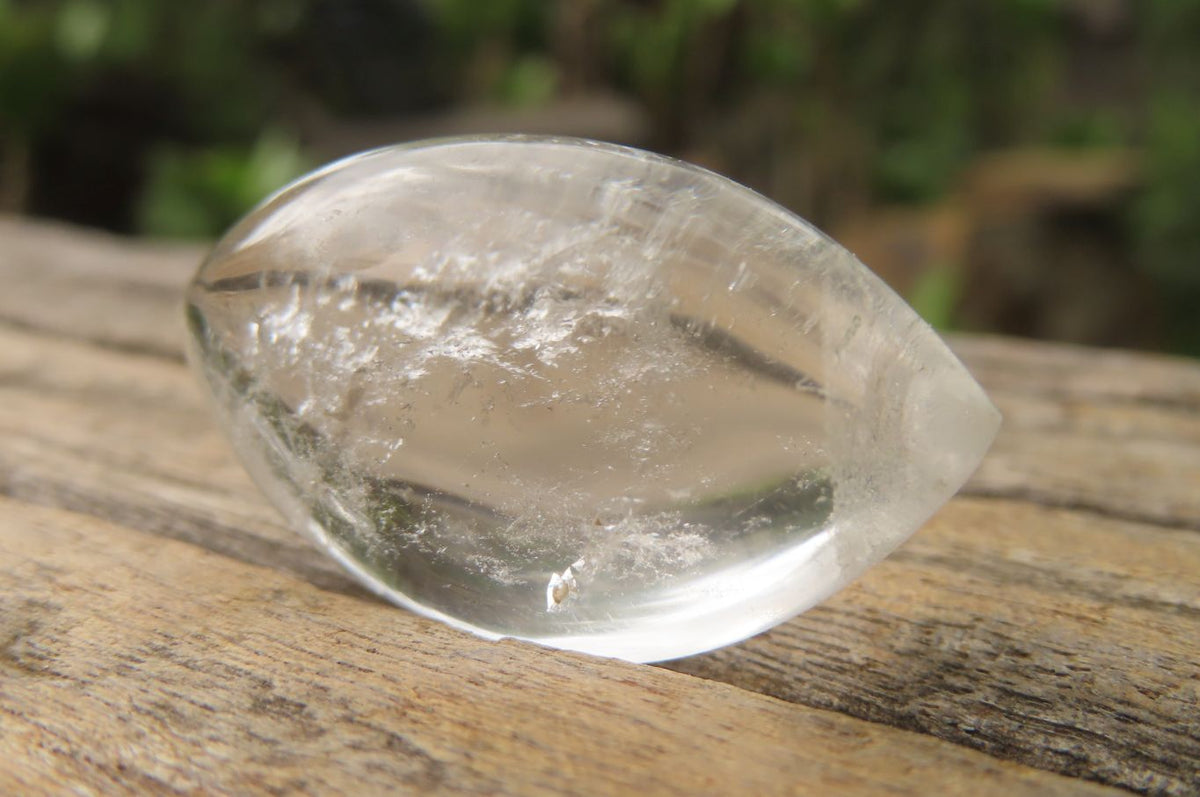 Polished Clear Quartz "Angel Tears" Pendant Pieces x 35 From Madagascar - Toprock Gemstones and Minerals 