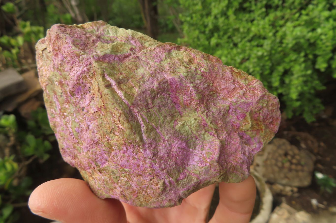 Natural Stichtite Cobbed Specimens x 4 From Barberton, South Africa - Toprock Gemstones and Minerals 