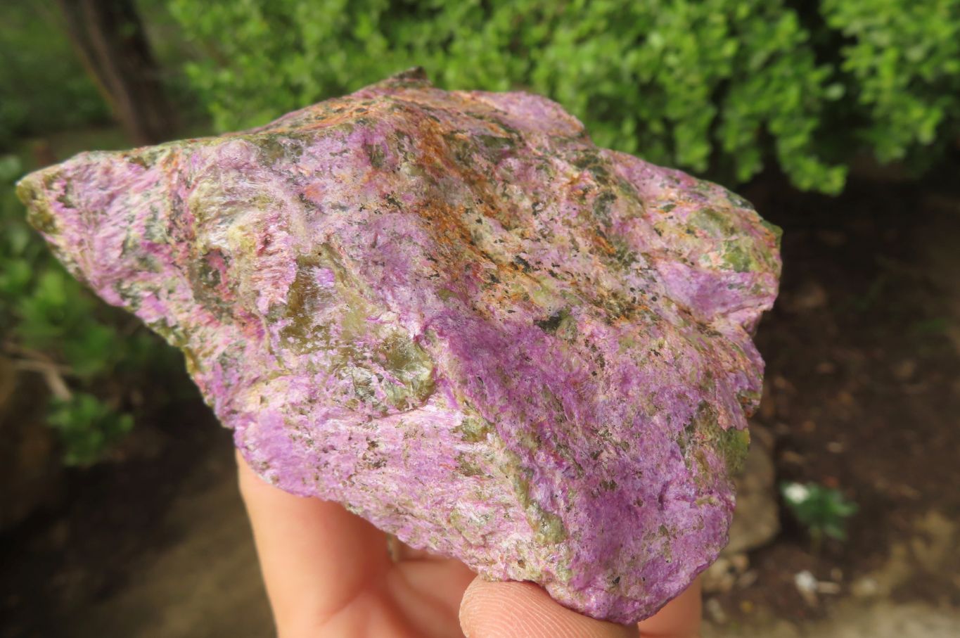 Natural Stichtite Cobbed Specimens x 4 From Barberton, South Africa - Toprock Gemstones and Minerals 
