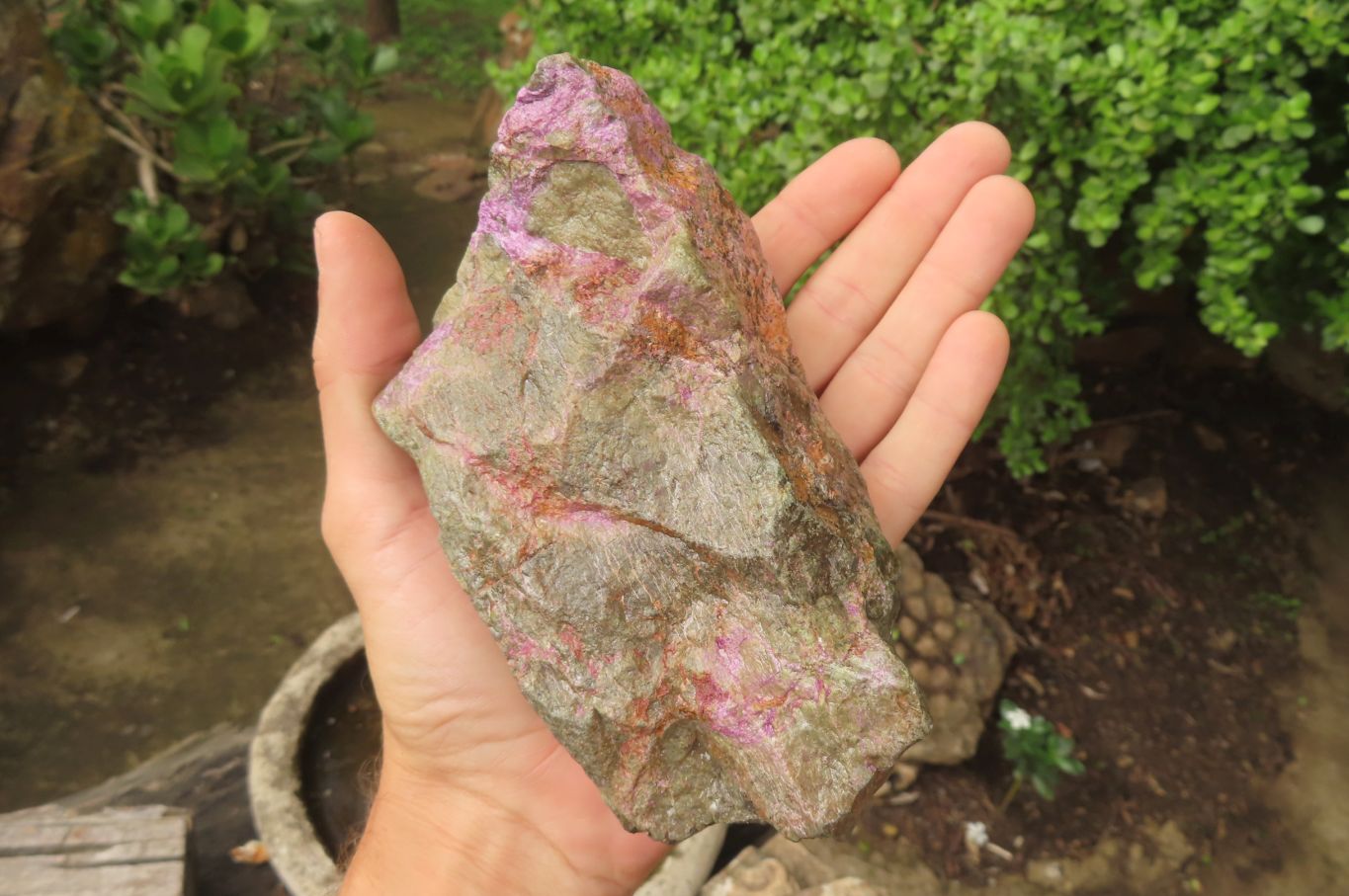 Natural Stichtite Cobbed Specimens x 4 From Barberton, South Africa - Toprock Gemstones and Minerals 