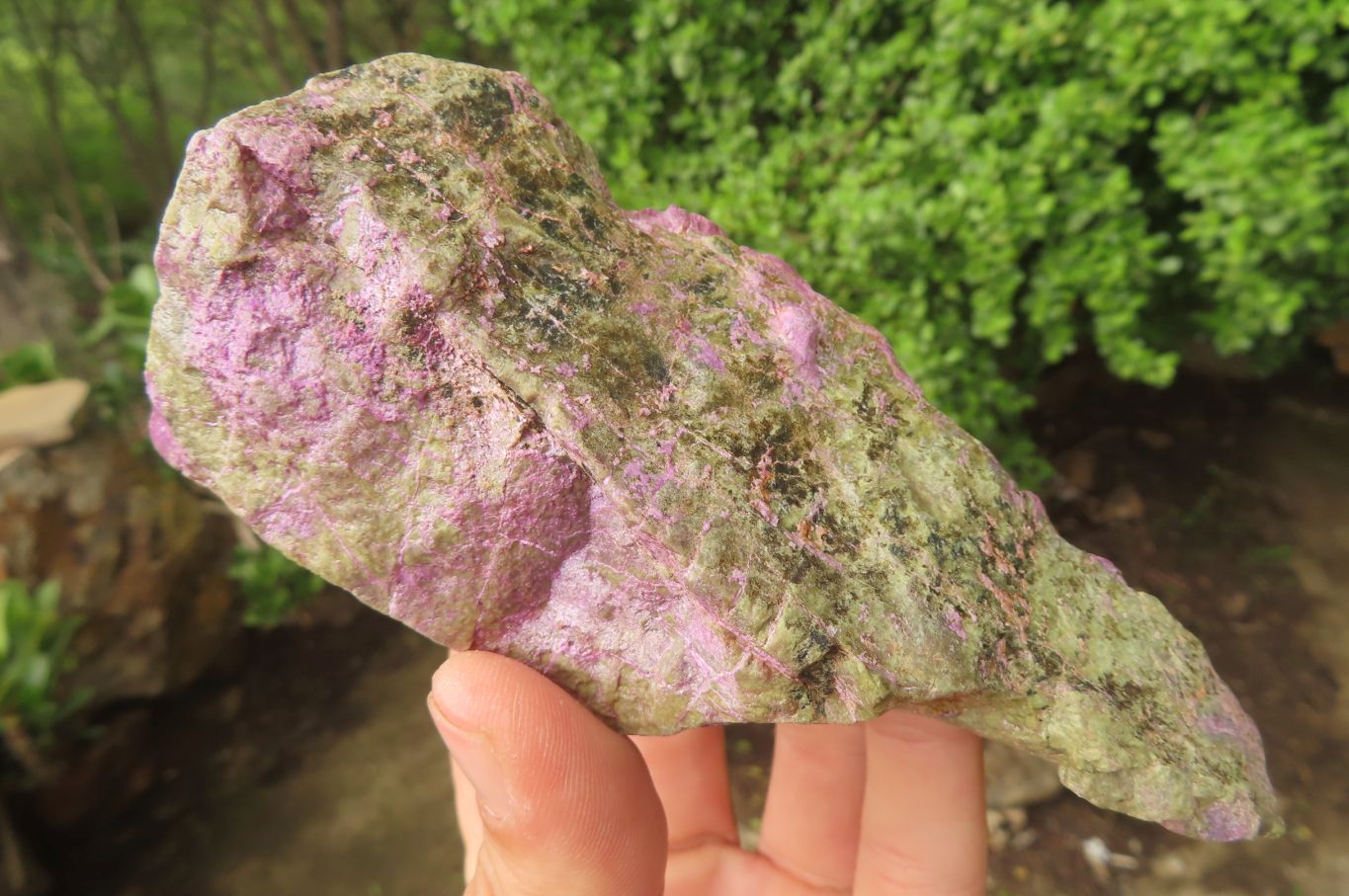 Natural Stichtite Cobbed Specimens x 4 From Barberton, South Africa - Toprock Gemstones and Minerals 