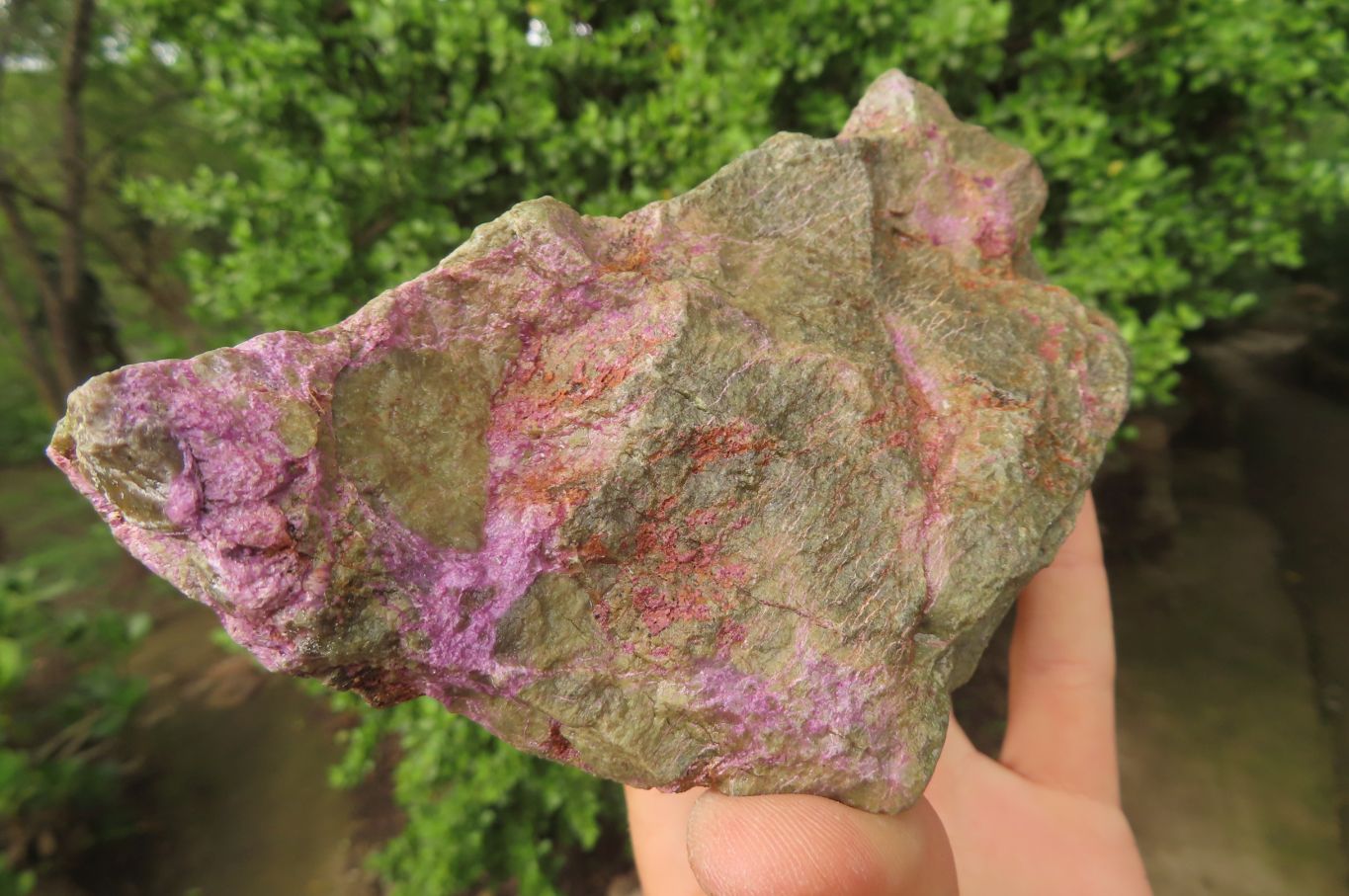 Natural Stichtite Cobbed Specimens x 4 From Barberton, South Africa - Toprock Gemstones and Minerals 
