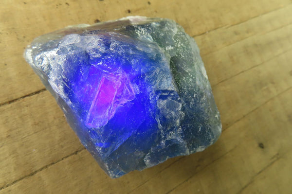 Natural Watermelon Fluorite Cobbed Specimens x 6 From Uis, Namibia - Toprock Gemstones and Minerals 